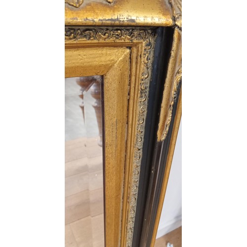 73 - Large ornate mirror