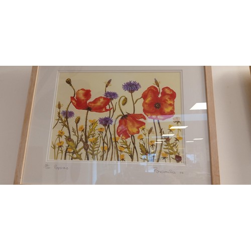 86 - Limited edition 51/150 Poppies