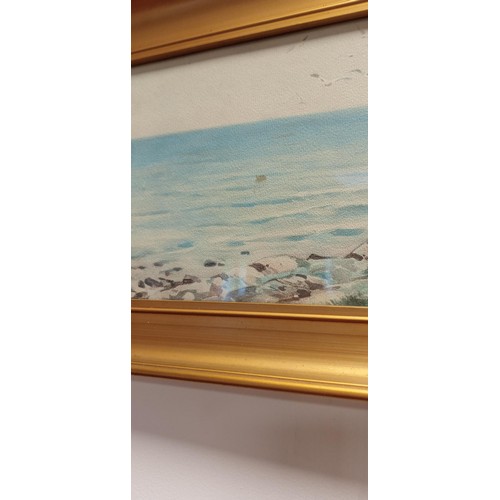 88 - 2 Paintings by S.O.N two seascape paintings