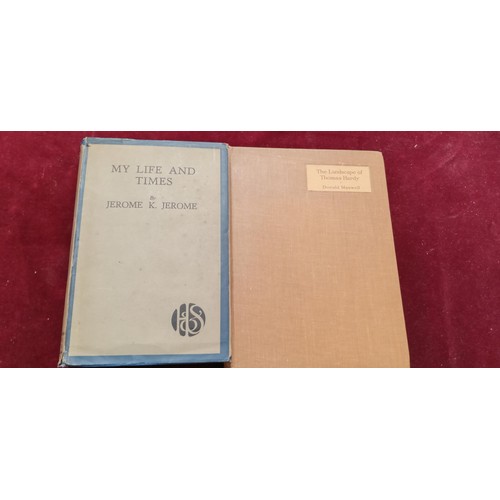 118 - Jerome K Jerome 'My Life and Times' 1st edition 1926 published by Hodder & Stoughton with dust cover... 