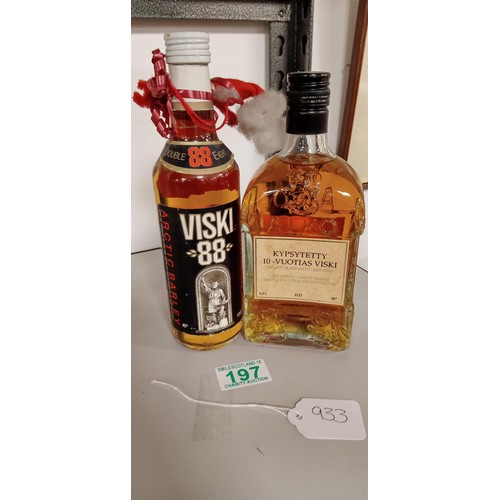 197 - Viski 88 whisky plus Alco whisky Finland 0.5L 40 vol