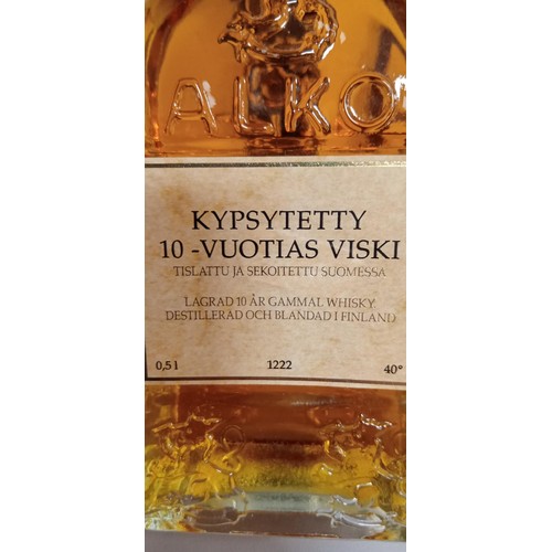 197 - Viski 88 whisky plus Alco whisky Finland 0.5L 40 vol