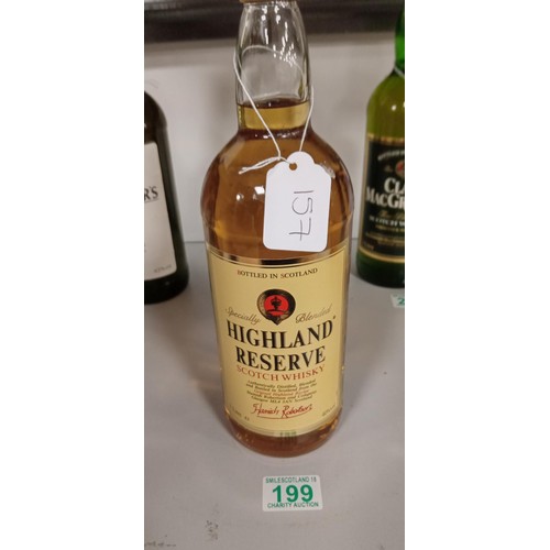 199 - Highland Reserve scotch whisky 1L 40 vol