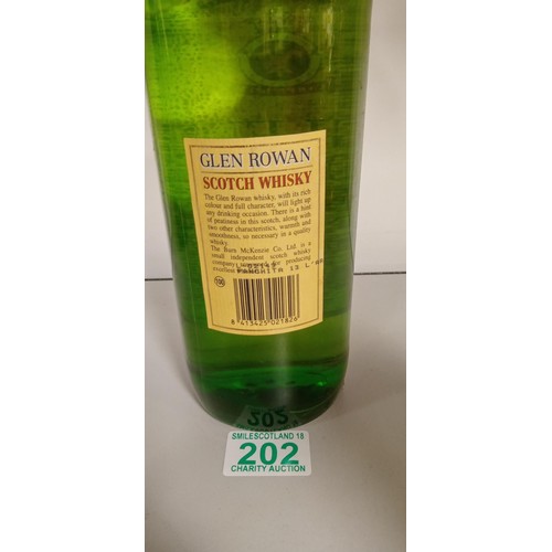 202 - Glen Rowan scotch whisky 4 years old 40 vol 1L