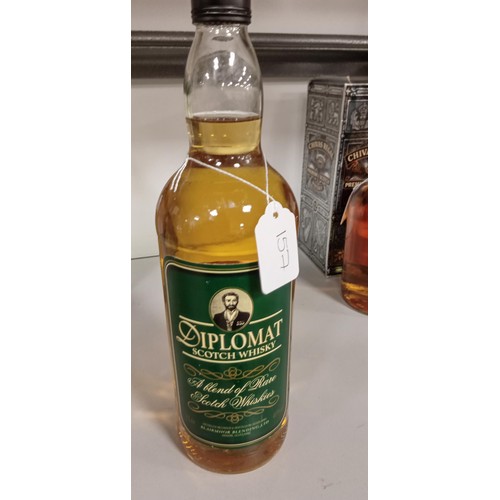 203 - Diplomat scotch whisky 1L 40 vol