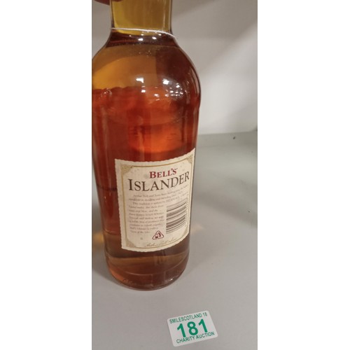 181 - Bells Islander Scotch whisky 1L 43 vol