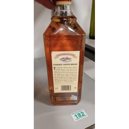 182 - Stewarts Scotch whisky 1L 40 vol