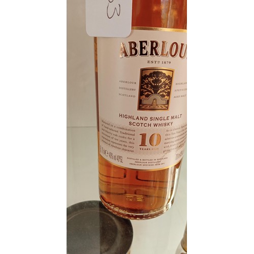 127 - Aberlour 10 year old highland single malt scotch whisky in original tube 70cl 40 vol