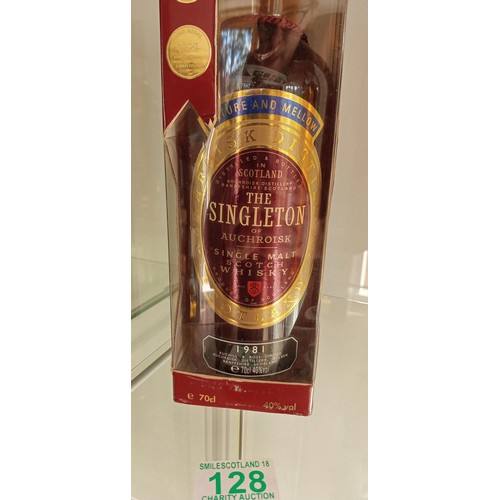 128 - The Singleton of Auchroisk single malt scotch whisky year 1981 in original packaging 70 cl 40 vol