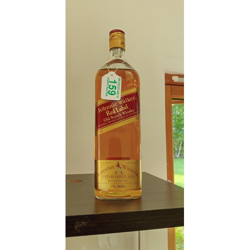 159 - Johnny Walker Red Label 43 vol 1L