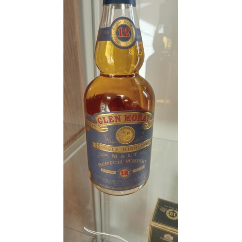 161 - Glen Moray single highland malt whisky 12 year old Elgin Classic 70cl 40 vol in original tube