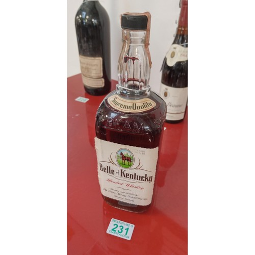 231 - Belle of Kentucky blended whiskey 86 proof