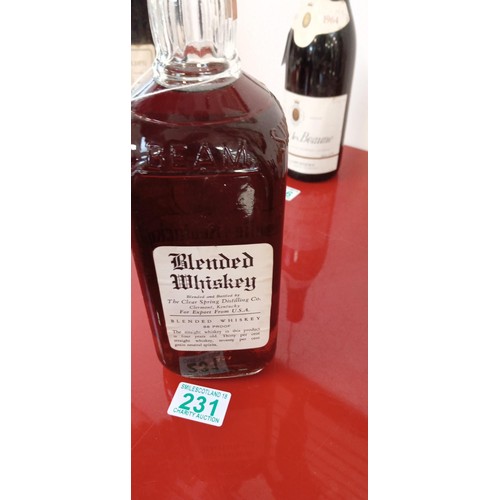 231 - Belle of Kentucky blended whiskey 86 proof