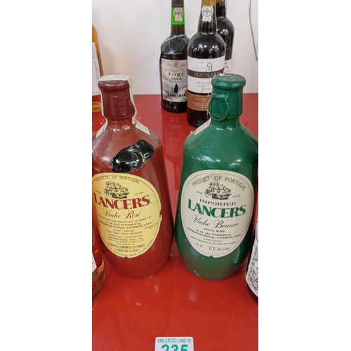 235 - 2 Bottles of Lancers white & rose wine plus 2 others