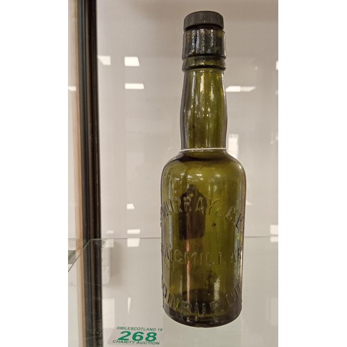 268 - Vintage green bottle William Murray & Co Craigmillar, Edinburgh