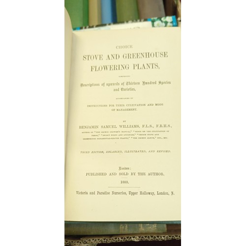 294 - Gardening - A collection of vintage and modern books to include 'Stove & Greenhouse Flowering Plants... 