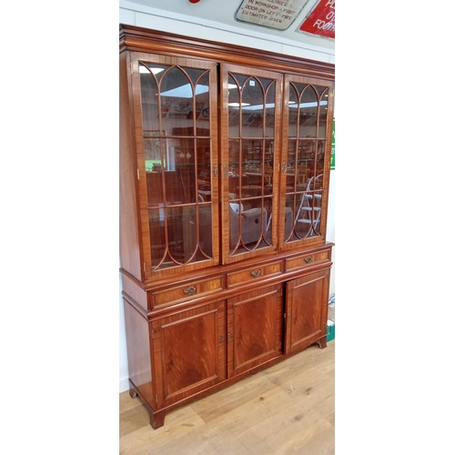 1 - Reproduction Charles Barr book cabinet with drawers