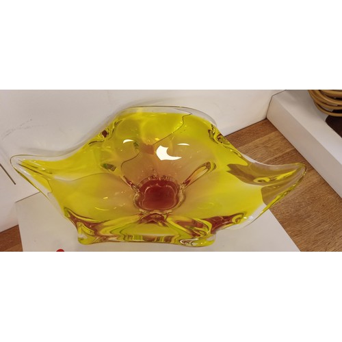 30 - Merano dish and large glass wrapped sweetie