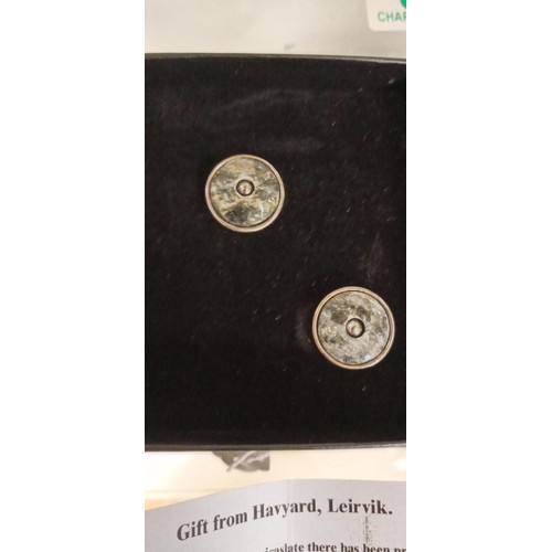 86 - Cufflinks from Havyard Leirvik (Viking)