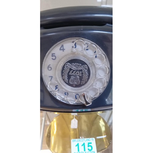 115 - 1977 Queens silver jubilee BT telephone with bell