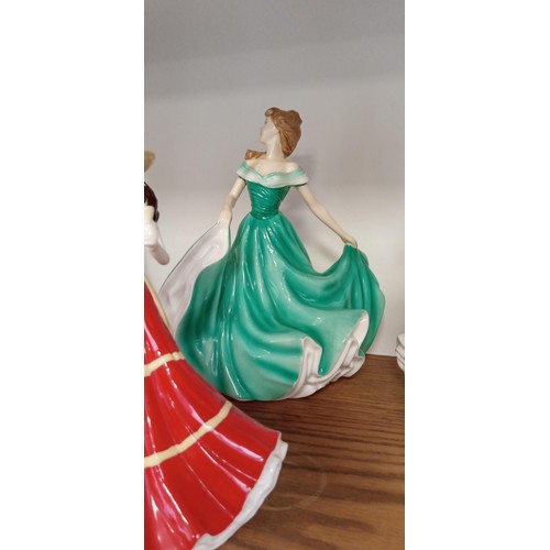 137 - Collection of mainly Royal Dalton dolls HN4981, HN5244, HN4747, HN5210, HN5114, HN5093 plus Coalport... 