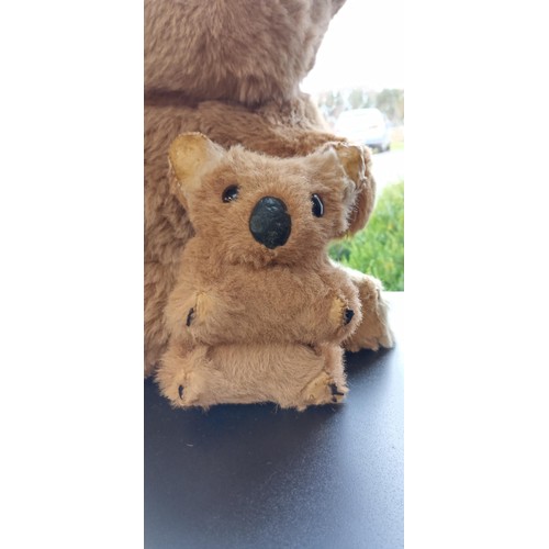 52 - Vintage Koala bear and cub teddies