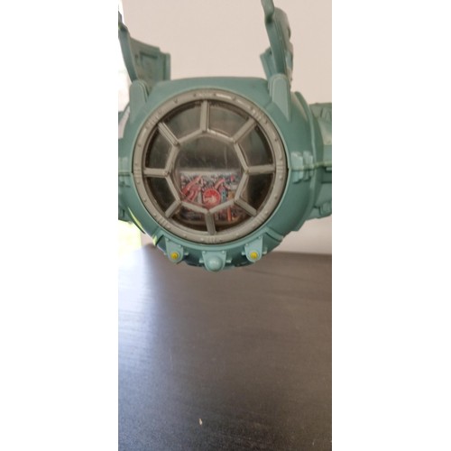 152 - Believed Star Wars power of the force blue imperial tie fighter 1995