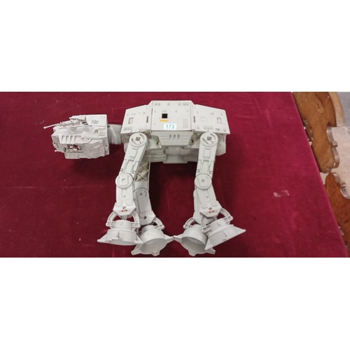 173 - Star Wars original Lucas film 1981 made by Kenner AT-AT full working order with blasters