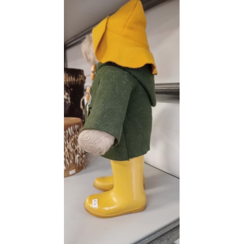 180 - Paddington Bear Gabrielle design with green coat and yellow boots & hat circa 1975