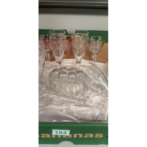 184 - Selection of glasses and more