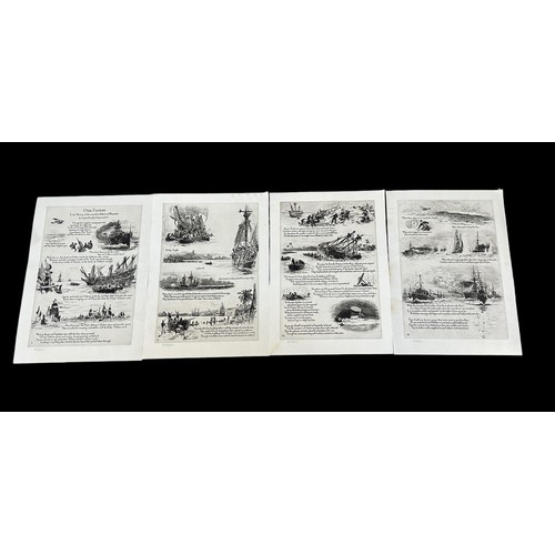 228 - Set of 4 William Lionel Wylie pencil signed etchings