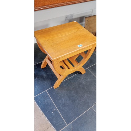 229 - Wooden side table