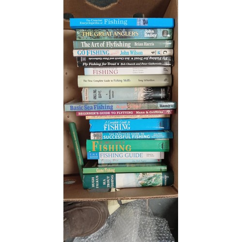 241 - Large selection of fishing books