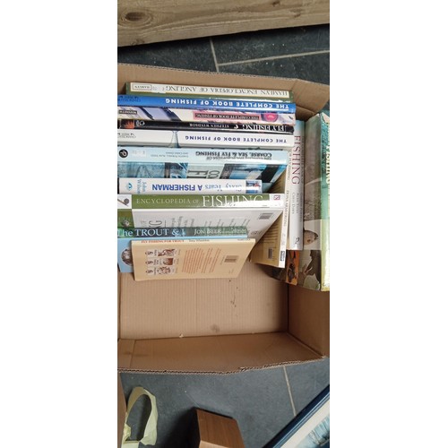 241 - Large selection of fishing books