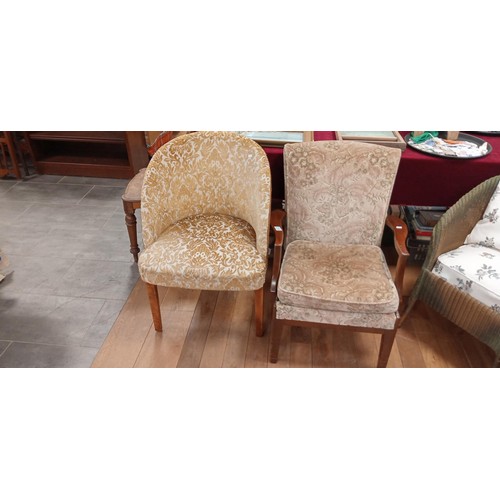 278 - 1 Parker Knoll model 731 chair plus one other