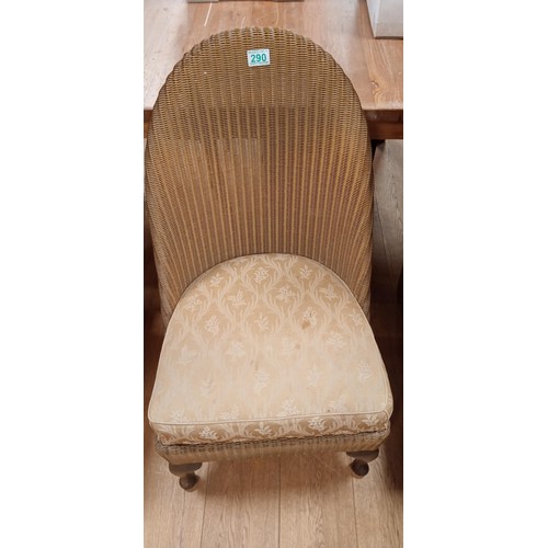 290 - Vintage Lloyd loom Lusty chair