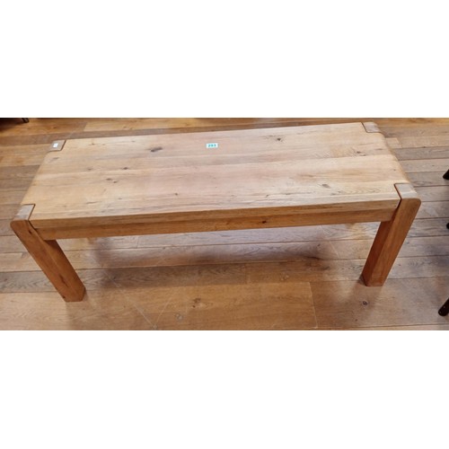 293 - Oak bench