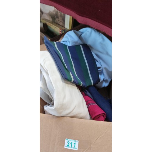 311 - Box of scarves and more