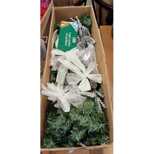 333 - 3 Boxes of Christmas decorations and more