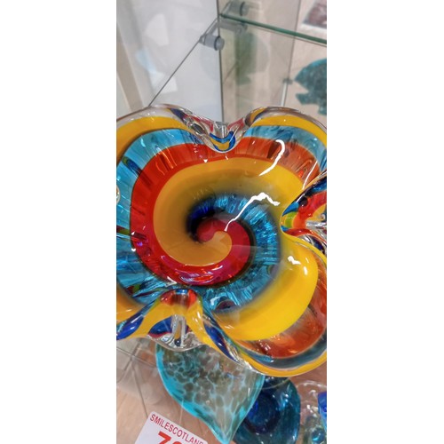 70 - 1960's possible Murano swirl pattern dish