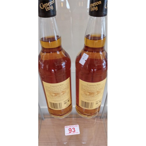 93 - 2 Cameron Brig single grain scotch whisky 70cl 40vol