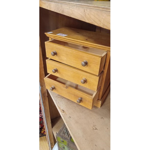 157 - 3 Drawer miniature cabinet