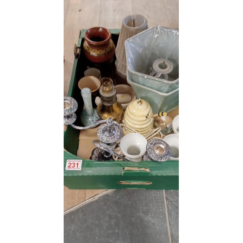 231 - Box of mixed items