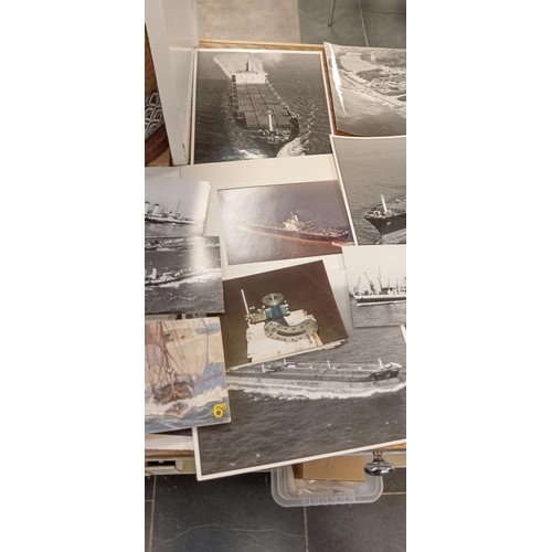 3 - Selection of vintage ship photos, postcards and ephemera