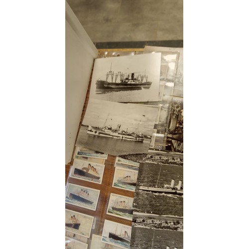 3 - Selection of vintage ship photos, postcards and ephemera