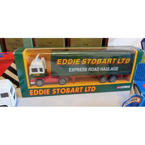 21 - Corgi Seddon Atkinson Tanker, Corgi Eddie Stobart Ltd, 2 Matchbox cars plus Cadburys 1928 Model T Fo... 