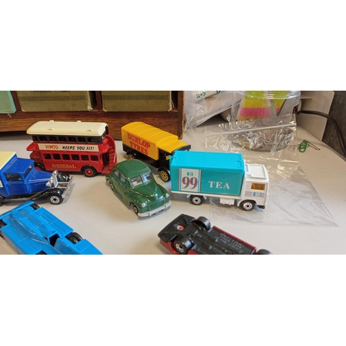 22 - Selection of mainly Corgi, Lledo and Matchbox cars