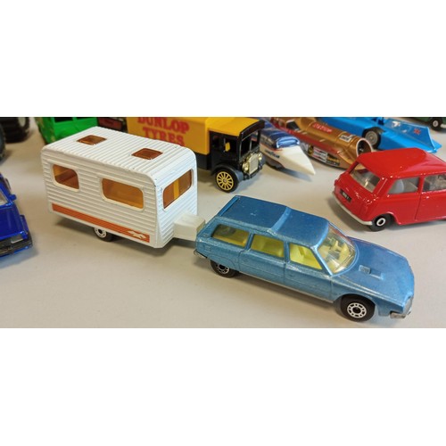 22 - Selection of mainly Corgi, Lledo and Matchbox cars