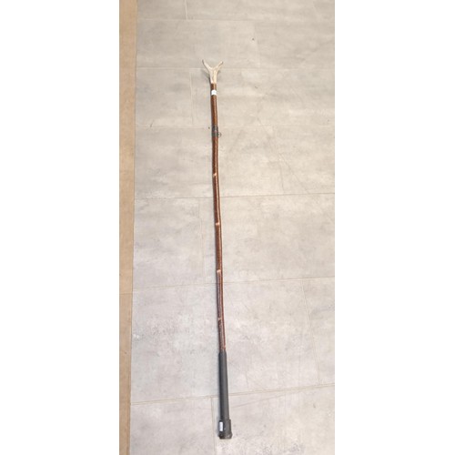 19 - Wading stick for rivers and fishing with weighted bottom