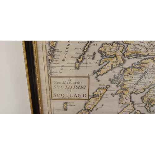 36 - Pair of vintage maps North part & south part of Scotland